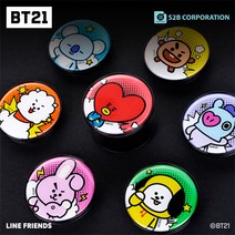 디핏 BT21 브이그립 거치대 BT21굿즈 방탄 굿즈 톡 그립톡 스마트톡, 타타+디핏 그립톡 증정