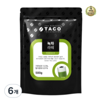 라이브잇 타코 녹차라떼 분말, 48개, 1개입, 500g