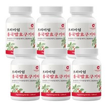홍국 발효 구기자 분말 정 구기자추출액 홍국쌀 플란타 김치 유산균 함유, 60정, 6개