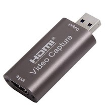 오디오 비디오 캡쳐 카드 4K HDMI에서 USB 2.0 HD 게임 카드 1080P30FPS 레코더 박스 장치 라이브 방송 윈도우 안드로이드 및 MacOS 시스템 교육