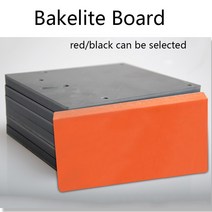 베크라이트 베크라이트판 베크라이트쫄대 10t 판재 BAKELITE 조기대 보드 레드 블랙 베이클라이트 플랫 플레이트 시트 페놀 수지 절연 보드 패널 1/2/3/5/6/8/20/m, 레드 3mm 2개