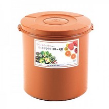 이젠 누름독 황토 진공항아리 누름통 원형 밀폐용기 김치통 5L-45L, 1개, 32L