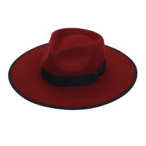 여성 패션 양모 페도라 모자