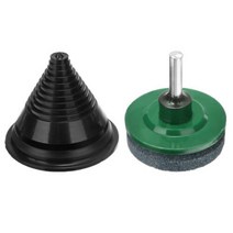 미니관리기잔디 깎는 기계 블레이드 밸런서 키트 80 메쉬 홈 야외 정원 도구 1.97 × 1.85 인치 숫돌, 한개옵션0