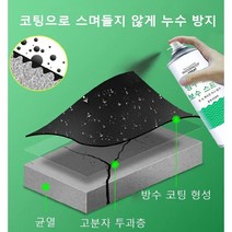 450ml 방수 및 누수 보수 스프레이 방수코팅제 1+1+1, 블랙*3