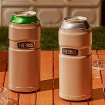 일본 써모스 킹 2WAY 컵홀더 캔홀더 500ml 스텐컵 보냉컵, 샌드블랙