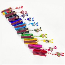 전통무늬 인감 도장 케이스 누빔 도장집 1개, 본상품선택, 5 녹색