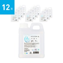 조이라이프 조이수 초순수 3차 살균 정제수, 12개, 1L