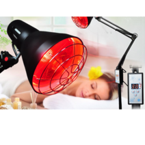 가정용 찜질 보감 적외선 조사기 온열기 램프 방사, 온도조절O-100-300W-100W전구+스탠드