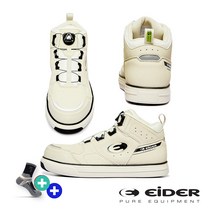 아이더 세이프티 경량 기능성 다이얼 보아 6인치 안전화 남성 여성 SMART 601 (OFF WHITE)+V존양말