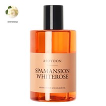 [아소윤] 스파맨션 바디오일 마사지오일 화이트로즈 400ml, 향:히노키향