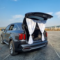 나홀로그램 국내제작 차박커튼2P세트10종SUV커튼세트체크커튼2P트렁크커튼2P+로프+고정끈+파우치70X100 2장, 블루프린트