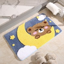 크로스 보더 동물 미끄럼 방지 매트 카펫, 곰, 50*80cm, 1개