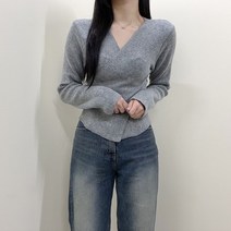 VANANA2 국내제작 여성 캐주얼 목폴라 긴팔 꼬임 데일리 기본 심플 티셔츠