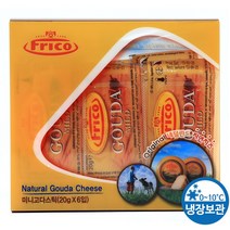 푸드올마켓_ 프리코 미니 고다 스틱 120g(20g x 6입) /냉장, 단품, 단품