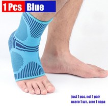 발뒤꿈치양말 힐링 발꿈치패드 풋 밴드 패드 발편한 신발 슬리퍼 깔창 부상 복구 관절 통증 아킬레스 건 지원 발바닥 발 양말을위한 1pcs 발목 중괄호 압축 지원 슬리브, M-신발 크기 35-40, 푸른