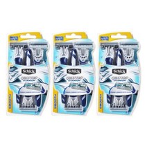 쉬크 쿼트로4 티타늄 휴대용 일회용 면도기 3입 X 3개, 쉬크 쿼트로4 티타늄 휴대용 일