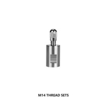 SPTA 폴리셔 미니 폴리싱 라운드 디테일링 익스텐션 폼 버퍼링 로터리 왁싱 액세서리, 28.Polisher Adapter M14 - 3Set