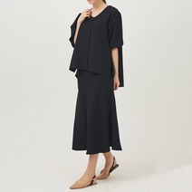 매긴나잇브릿지 블라우스 스커트 앙상블_MJM1BL5170