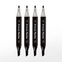 아트메이트트윈마카 4입/블랙, [6686150]옵션없음