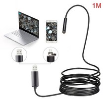배관내시경카메라 누수탐지기 7mm 6 led 방수 검사 andorid 전화 new, 1m