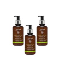 아피비타 클렌징 젤 200ml Apivita Gel Purifiant, 3팩