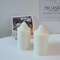 오브제캔들 필라캔들 7종 모음 더네이처하우스, 클린코튼, 5.뚱 크레파스(150g 5x10cm)