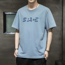 반팔 티셔츠 남성면 여름 티셔츠 남성용
