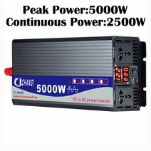 인버터 컨버터 순수 사인파 가정용 자동차 전력 변환기 태양 에너지 DC 12V 24V 48V 60V 에서 AC 110V 220V 50HZ 60HZ 2000W 3000W 4000W, 5000W+72+Universal 230v 60hz