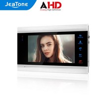 비디오월 회의실 상황실 대형모니터 Jeatone 비디오 인터콤 보안 시스템 음성 메시지 모션 감지 슬레이브 모니터 전용 EU RU에서 배송 960P/AHD, 4.M706S1-AHD12V