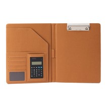 STB017117계산기(8자리)와 클립파일 (골드브라운), 상세페이지 참조
