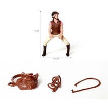 시뮬레이션 승마 와 말 라이더 농장 동물 말 안장 모델 피규어 교육용 입상 장식 크리스마스, Rider Playset