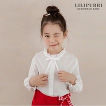 릴리푸리 콜리 블라우스 티셔츠 화이트