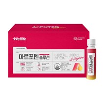 대상 웰라이프 아르포텐 솔루션 28병 L 아르기닌 6000 L-아르기닌 엘아르기닌 아르지닌 아미노산 추천, 단품, 단품