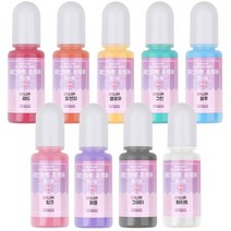 오로라데코덴 2세대 파스텔 고농축 조색제 (UV/크리스탈 레진 공용) R005, 그린