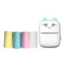 스마트폰사진인화기 휴대폰 사진출력 미니 휴대용 무선 감열식 포토 포켓 프린터 학교 학생 생일 선물용, 01 Style C