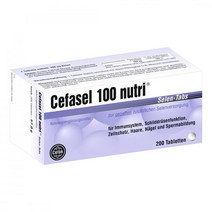 세파셀 (독일) 셀레늄 캡슐 Cefasel 100 Nutri Selenium Tabs 200캡슐 X 2병