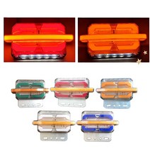 피트인 화물차 24V LED 차폭등 2way 노면 사이드램프 면발광 미등 브레이크등 안전 표시등, 3D노면차폭등(화이트)