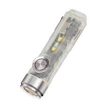RovyVon 오로라 A5x 키체인 손전등 야광 바디 650루멘 야외 미니 EDC 충전식 밝은 다기능 LED 측면 조명 포함, A5 G4-White Blacklight White