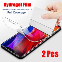 JI 2 4Pcs Xiaomi Mi 용 하이드로 겔 필름 12 11 10 9 9T Redmi 프로 스크린 프로텍터 8 7 Pro 8T PO H, 1개입