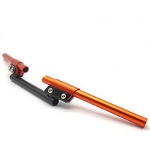 범용 개조 오토바이 크레인 핸들바 장착 알루미늄 합금 절연 프론트 혼다 야마하 MSX125, 01 주황색