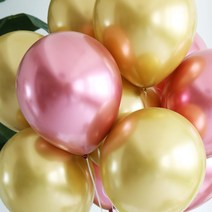 파티해 천장장식 크롬풍선(헬륨효과)세트-로즈쿼츠