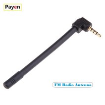 광접속기 payen 신호 외부 휴대용 fm 라디오 3 5mm 남성 잭 안테나 스피커