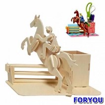 ForU681 만들기재료 목공승마 5개 목공만들기 액자만들기 가족만들기 만들기수업