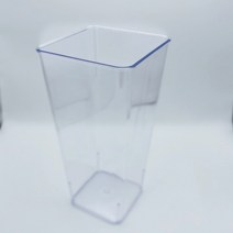 (꽃통)투명사각물통 4L (L) - PVC꽃통 꽃집용품 꽃자재