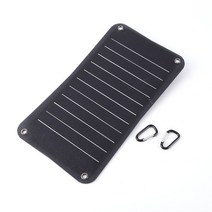 usb온열매트 전기매트 태양 전지 패널 충전기 10w 5v sunpower etfe for mobile phone power bank protable 태양 전지 충전 야외 캠핑, 검은색