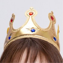 유치원 학원 재사용 찍찍이 보석왕관 사무실 영어학원 촬영용 여자친구, 핑크