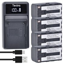 5200mAh BT-65Q BT65Q 배터리 Topcon BT-60Q BT-61Q BT-66Q FC 200 2200 2500GPT-7000i 7500 GTS-750 900, [04] 4 battery 1 charger