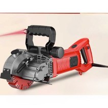 판넬 절단기 타일 콘크리트 홈파기 벽절단 아스팔트, 경량4500W115+진공청소기긴손잡이