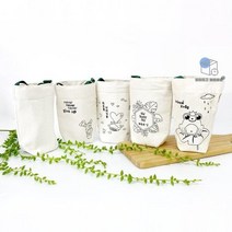 TD 캔버스 에코 텀블러 백 보냉 가방 만들기 취미 키트 미술 재료 DIY, 3. 네버 선인장